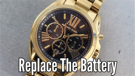 change michael kors battery|Michael Kors watches repair website.